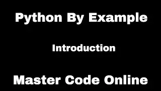 Introduction To Learn Python 3 By Example