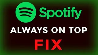 [Fix] Spotify ALWAYS ON TOP