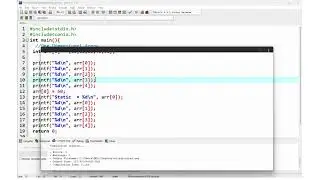 What is Array ? | What is a one dimensional array in C Programming with example? | #cprogramming #yt