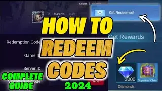 Mobile Legends How To Redeem Codes😱 | Mobile Legends Redeem Code | How To Redeem Code In MLBB