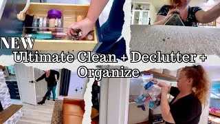 Ultimate Cleaning Decluttering and Organizing Motivation / Clean With Me Marathon