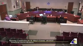 1/25/21 Planning Commission for St. Mary's County