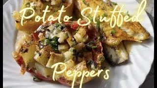 Stuffed Peppers with Potatoes! Easy and Delicious- Irma's Sofra