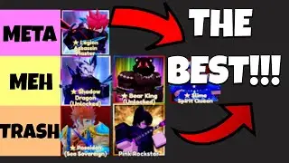 THE MOST SIMPLE Anime Defenders Tier List *Simplified*