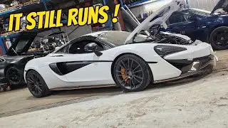 Half Dismantled Mclaren 570s COLD START! #mclaren570s #mclaren570