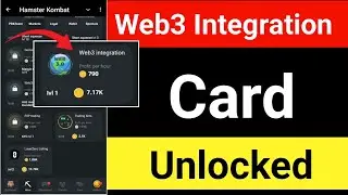 How to Unlock Web3 Integration Card Hamster Kombat l Web3 Integration Card Unlock