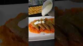 Lauch-Sarma | Leek Rolls & Mashed Sweet Potato | Pırasa Sarması & Tatlı Patates Püresi - #shorts