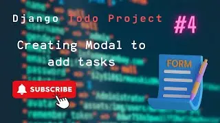 Django Todo: Creating Modal to Add Tasks 📝📋✨