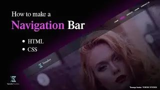 How to design a Navigation Bar using HTML & CSS.
