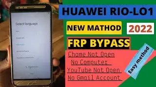 Huawei RIO-L01 Frp bypass without PC Huawei G8 contournement compte Google | Huawei G8 unclock