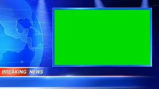 Breaking News Green Screen Video