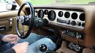 1976 Pontiac Trans Am start up and test drive.