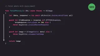 WWDC21: Use async/await with URLSession | Apple