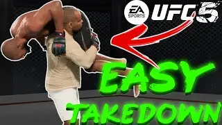 UFC 5: HOW TO DO ALL BASIC TAKE DOWNS (EASY TUTORIAL)