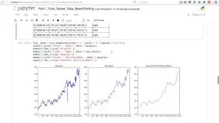 Time Series Data Basics with Pandas Part 1: Rolling Mean, Regression,  and Plotting