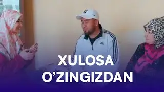 HULOSA SIZDAN.. Manba: SHAVKAT ZULFIQOR