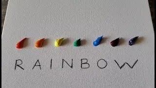 Rainbow🌈 Tree / Acrylic Painting Demo / Easy For Beginners / Daily Art Therapy / Day #0296