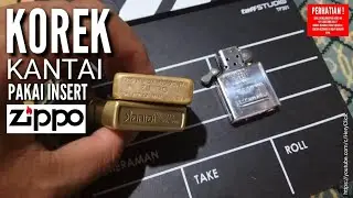 Tes Korek KANTAI JT-2  Memakai insert Bawaan Zippo Original Amerika || Beginilah Hasilnya !!!