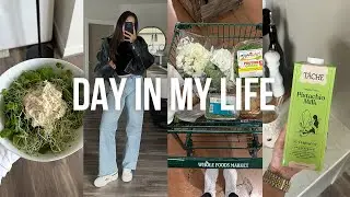 whole foods & back-to-school hauls, shop with me, healthy day of eating | DAY IN MY LIFE