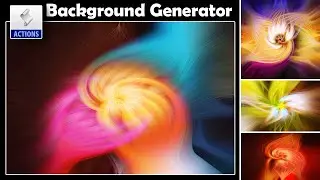 Automatic Background Generator l Photoshop Action for Background l Photo Backdrop