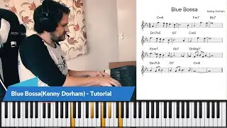 Blue Bossa Jazz Piano Tutorial 1/2