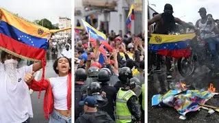 Miles de personas protestan en Venezuela en contra de Nicolás Maduro