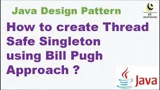 How to create Thread Safe Singleton  using Bill Pugh Approach ? || Singleton Design Pattern