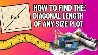How to Check Gunia of Plot| How to Find the diagonal Length of any Size Plot| Gunia Kaise Nikale|