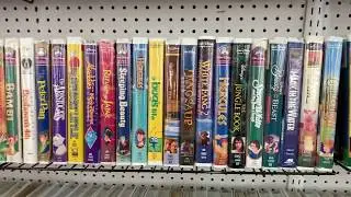 Amazing VHS collection at thrift store! #vhs #cassette