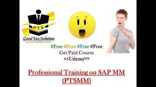 | Free with Certificate | Professional Training on SAP MM PTSMM