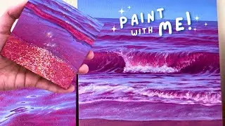 PINK Water Paintings | Oil Painting Vlog + Shop Launch