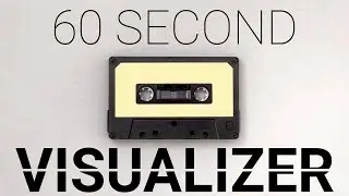 MUSIC VISUALIZER - NO PLUGINS - 60 Seconds After Effects Tutorial 