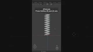 Blender Tutorial - How To Model a Spring 