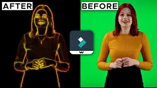 Create Neon Glow Effect in Filmora X