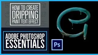 How to create dripping paint text effect - Photoshop CC Essentials [51/86]