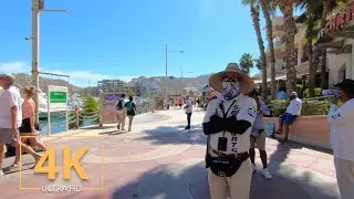 Cabo San Lucas, Mexico | 4k | Street Walk | Medano Beach | Baja California Sur | City Tour | 2021