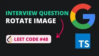 Rotate Image - Leet Code 48 - TypeScript