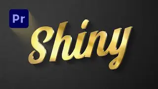 SHINY Title Animation inside Premiere Pro