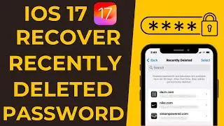 How to Recover Deleted Passwords On iPhone in iOS 17