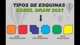 Como REDONDEAR ESQUINAS en COREL Draw 2021 - Nuevo 2025 - Esquinas REDONDEADAS