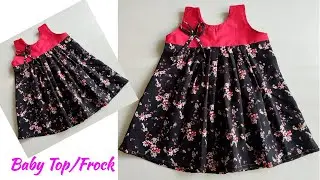 Yoke Baby Frock / Top Cutting and Stitching | Baby Frock Cutting and stitching