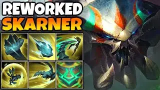 REWORKED SKARNER FULLY REVEALED. New Skarner Abilities explained, tips, and gameplay!