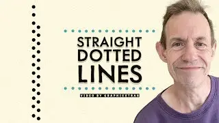 How To Create Straight Dotted Lines In Photoshop Tutorial