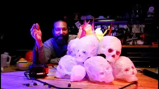 How To Make Skulls Using Old Milk Jugs And A Heat Gun