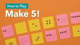 Make 5! | Fun math card game for preschoolers/Pre-K!