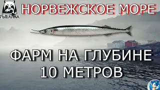 🌟НОРВЕЖСКОЕ МОРЕ🌟САЙРА АТЛАНТИЧЕСКАЯ - ГЛУБИНА 10 МЕТРОВ🌟Русская Рыбалка 4(РР4)🌟