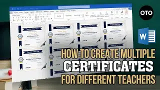 Make Multiple Certificates in Microsoft Word with One Template | Mail Merge