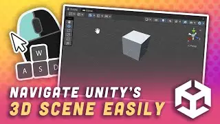 UNITY BEGINNERS: Learn to navigate around Unity's 3D scenes in 1 MINUTE