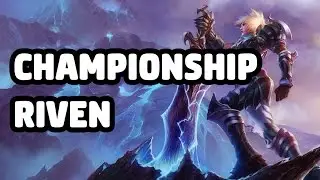 CHAMPIONSHIP RIVEN SKIN SPOTLIGHT OLD - LEAGUE OF LEGENDS