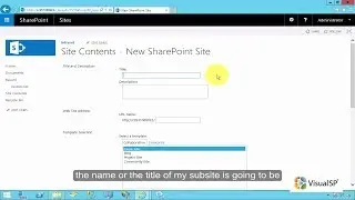 How to Create a Subsite in SharePoint 2016